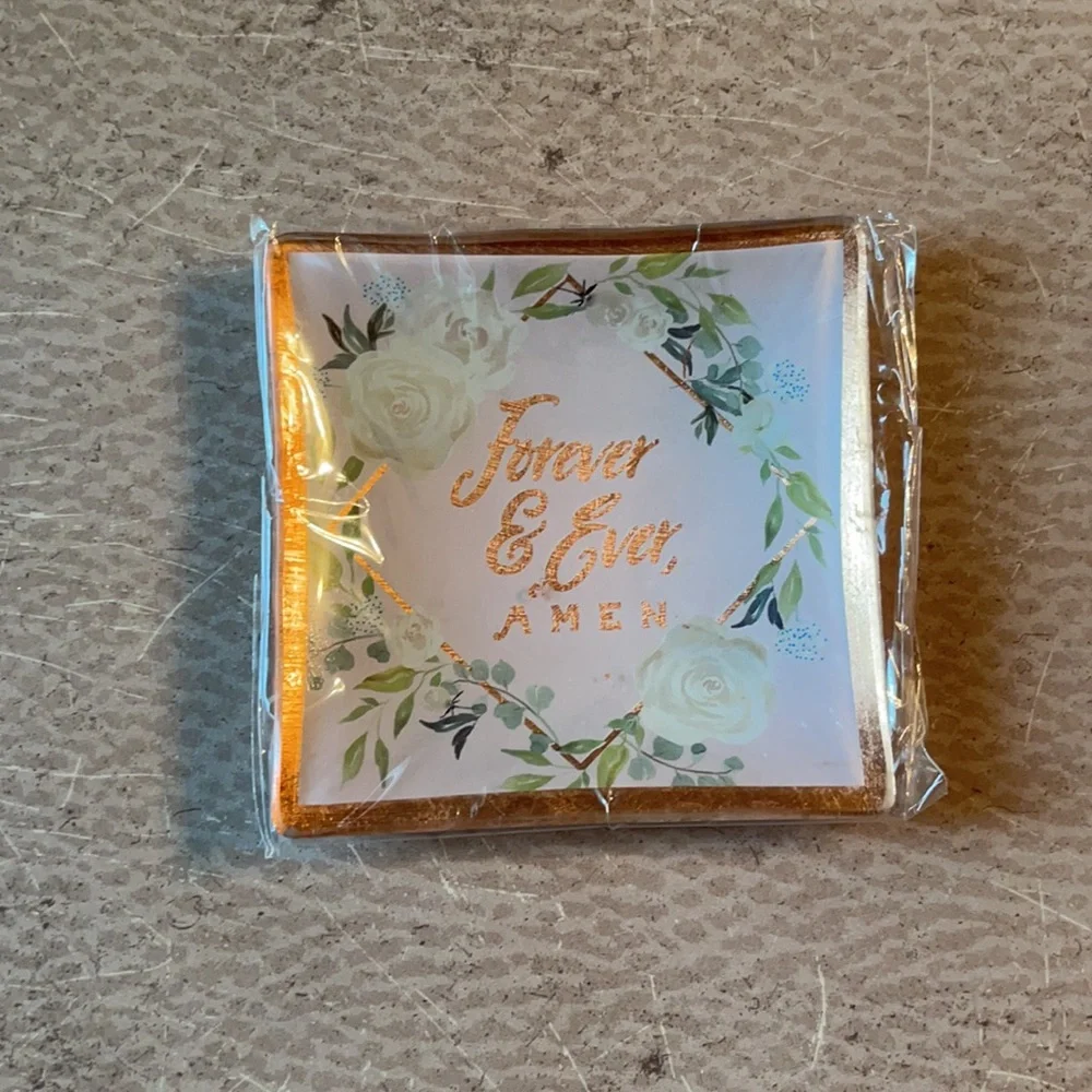 Studio Oh! Glass Trinket Dish: Forever and Ever